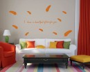 I Have a Heartful Love Quotes Wall Decal Love Vinyl Feather Stickers